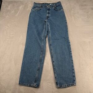 VTG 90s Levis 550 Jeans Womens 30x30 Blue Denim Relaxed Fit Orange Tab Straight